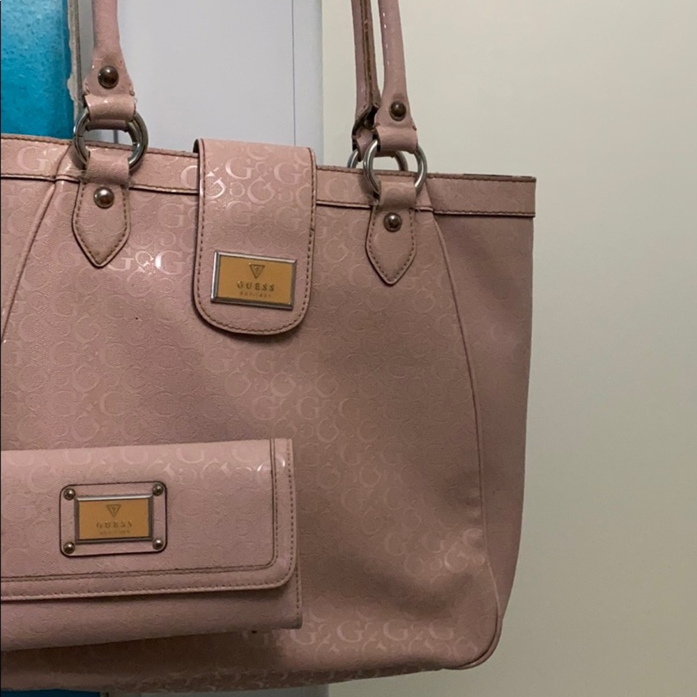 Guess Set of purse and wallet